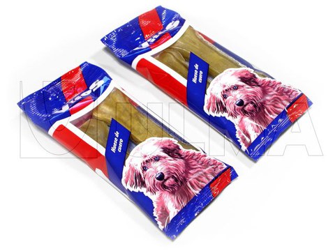 Упаковка корма для собак на флоу-паке