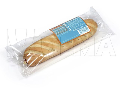 Упаковка сэндвича в модифицированной атмосфере (МГС) на флоупаке