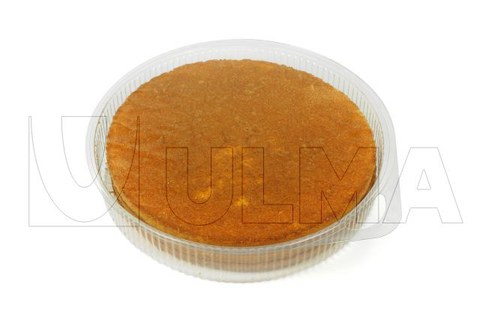 Упаковка коржа для торта в жесткую пленку на термоформере