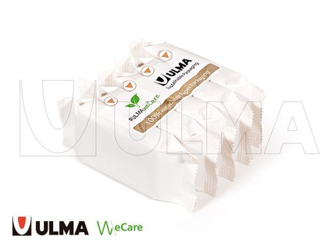 Первичная упаковка для печенья в стопках и мультипак, сформированный с помощью этикетки