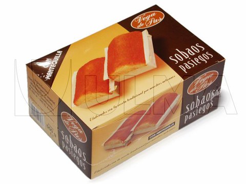 Упаковка коробок с булочками в термоусадочную плёнку