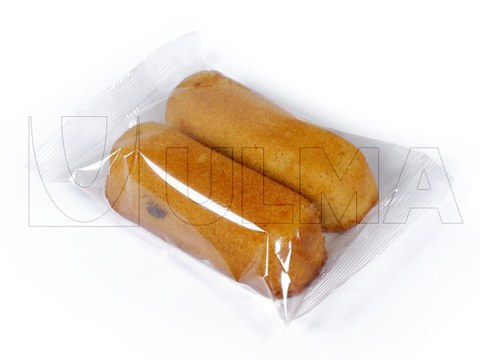 Упаковка пирожного на флоупаке