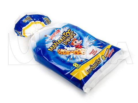 Упаковка пирожных на флоупаке