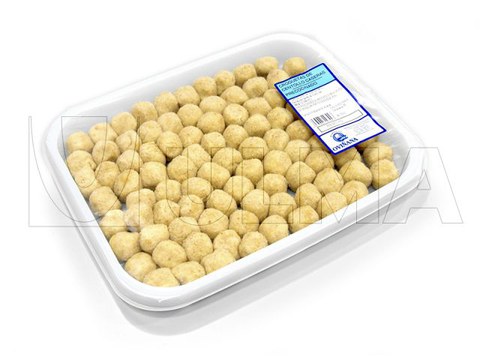 Упаковка крокетов из краба на трейсилере