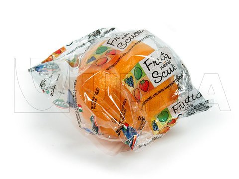 Упаковка апельсинов без лотка в пакет на флоупаке