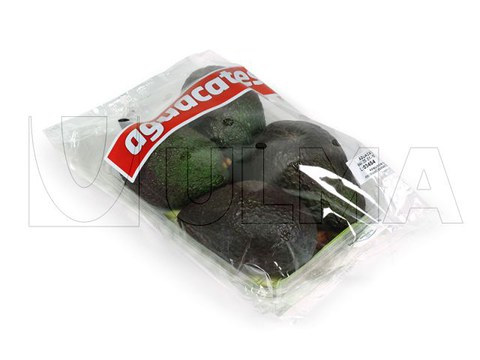 Упаковка авокадо в лотке в пакет на флоупаке