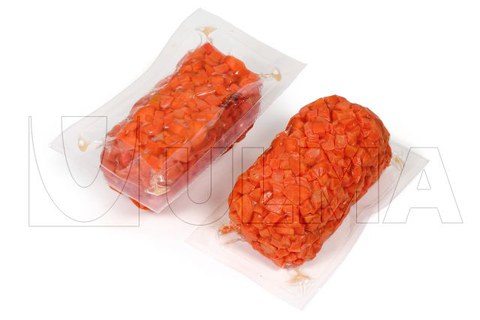 Упаковка овощей в модифицированную атмосферу (МГС) в гибкую пленку на термоформере